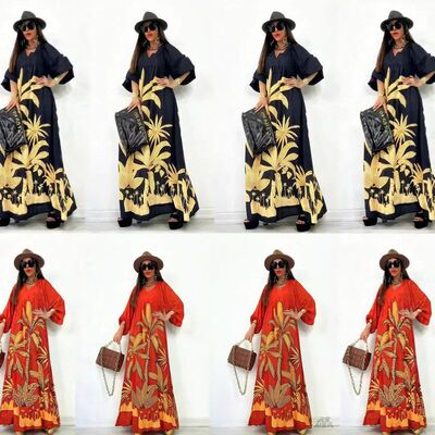 跨境亚马逊2026夏女装欧美连衣裙