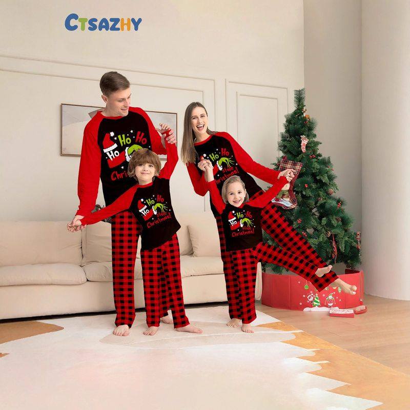 Christmas pajam亲子装/亲子时装