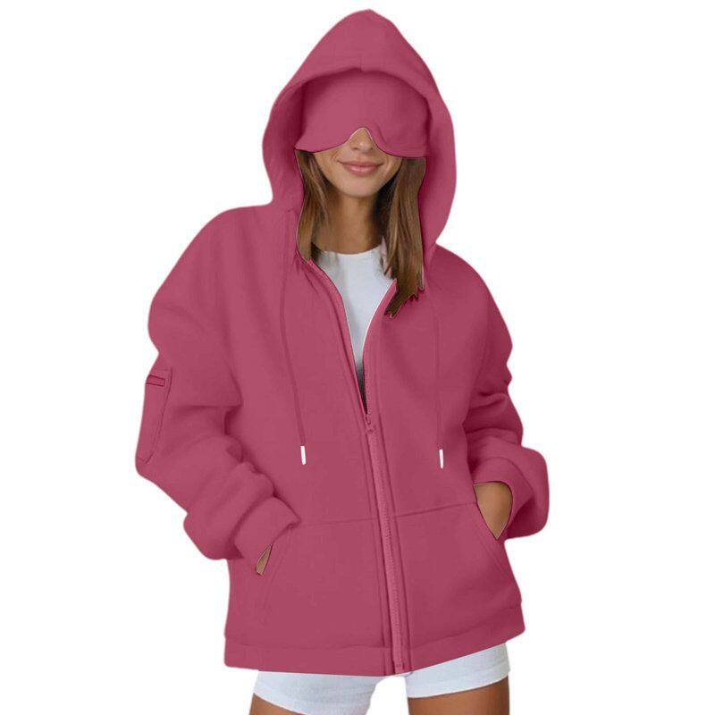 womenhoodie亚马逊跨境眼罩卫衣