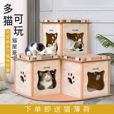 得酷原创豪宅直销包邮猫咪