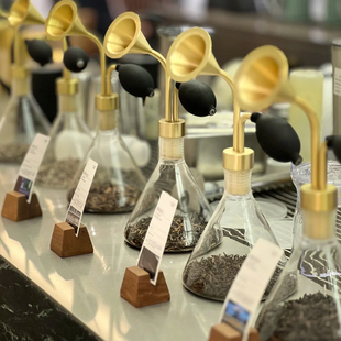 玻璃闻香瓶闻香仪创意咖啡豆SPA水疗白酒茶叶闻香器嗅香品鉴装置