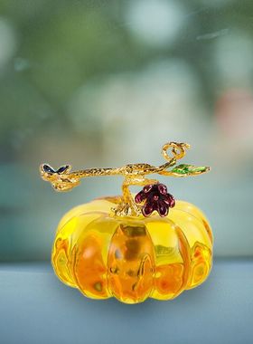 创意琉璃南瓜摆件桌面装饰工艺品吉祥物茶几家居饰品