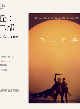 沙丘2 Dune Part Two 丹尼斯·维伦纽瓦2024电影海报艺术纸A4A3