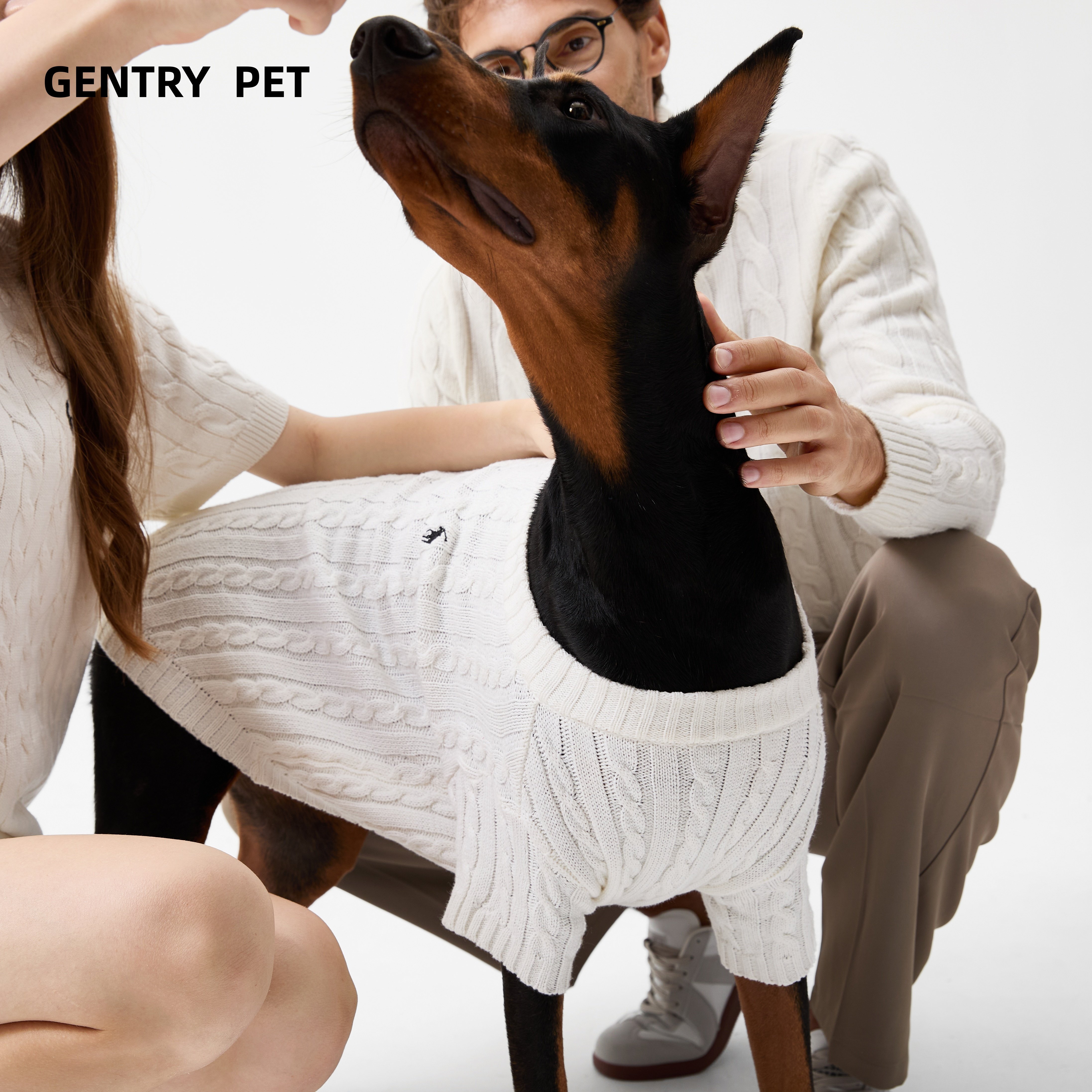 意大利Gentry Pet马夫狗狗衣服老钱风麻花针织衫保暖小中大型通用