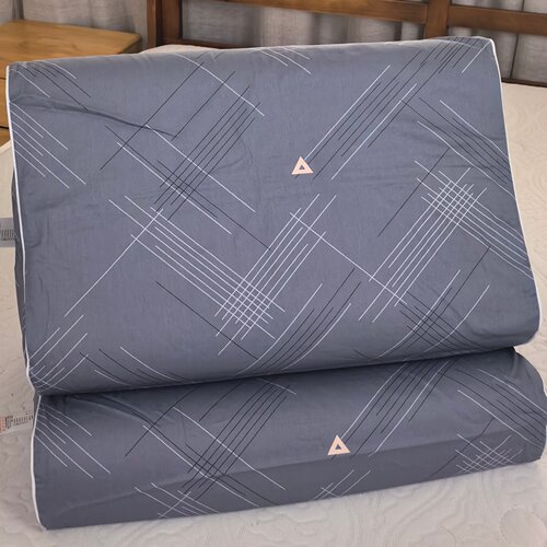 纯棉乳胶枕套单人儿童50X30cm全棉一对装枕头套35X55成人60X40X65