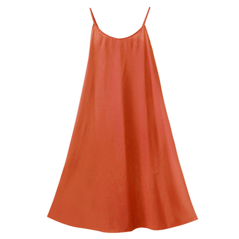 2025年夏季新款女式打底裙雪纺睡衣中长款纯色吊带裙,女装/女士精品,背心吊带,淘宝优惠券,粉丝福利购,淘宝优惠卷