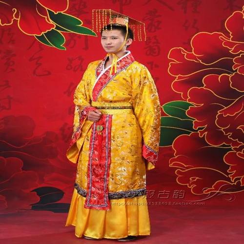 唐装龙袍太子古代皇帝宋制秦汉