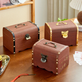 儿童存钱罐男孩2026新款 只进不出中国风成人储蓄储钱箱带锁小学生