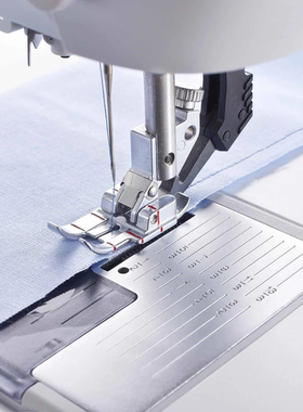 德国百福PFAFF家用电动多功能缝纫机1/4英寸拼布压脚7MM裕量压脚