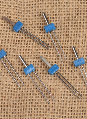 兄弟蝴蝶多功能家用电动缝纫机双针配件衣车双线针2/3mm4毫米机针