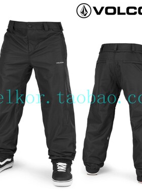 21-22钻石Volcom SLASHLAPPER PANT潮流单双板滑雪裤
