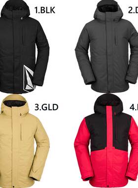 21-22钻石Volcom 17FORTY INS JACKET单板双板防风防水滑雪服