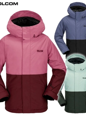 钻石25 Volcom KIDS SASS'N'FRAS INS JACKET新款女童滑雪服