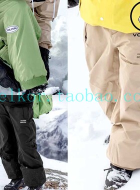 21-22钻石Volcom LONGO GORE-TEX PANT单双板潮流滑雪裤