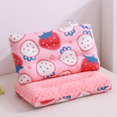 儿童枕头宝宝安抚豆豆绒枕芯3-6岁以上婴儿枕幼儿园学生宿舍专用