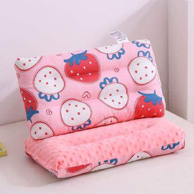 儿童枕头宝宝安抚豆豆绒枕芯3-6岁以上婴儿枕幼儿园学生宿舍专用