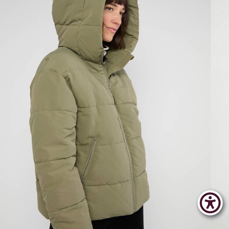 童趣德单b 179欧 女生秋冬 厚款短款 面包简约棉服 大衣