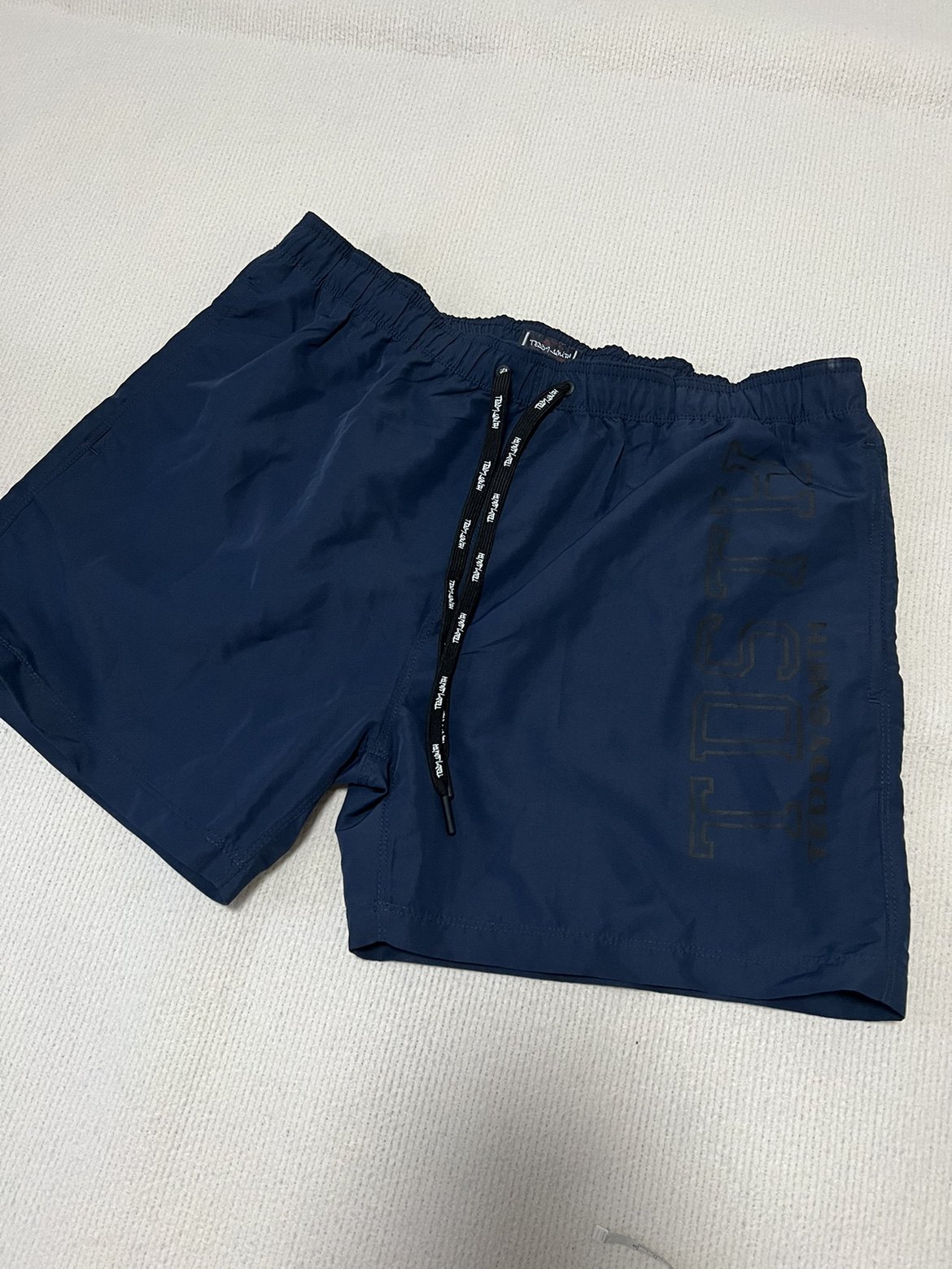 欧单T 男生休闲藏青色红色 短款 夏季休闲裤运动裤家居裤 大码