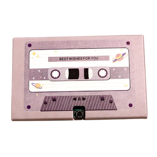 高级感录音贺卡留声卡儿童节生日礼物小众ins明信片空白会说话的有声卡片送学生情侣惊喜表白可录音贺卡卡带