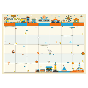 30天月计划表墙贴创意日历暑假作息时间记录好习惯养成学习计划日程本存钱减肥自律表瘦身打卡日记体重记录表