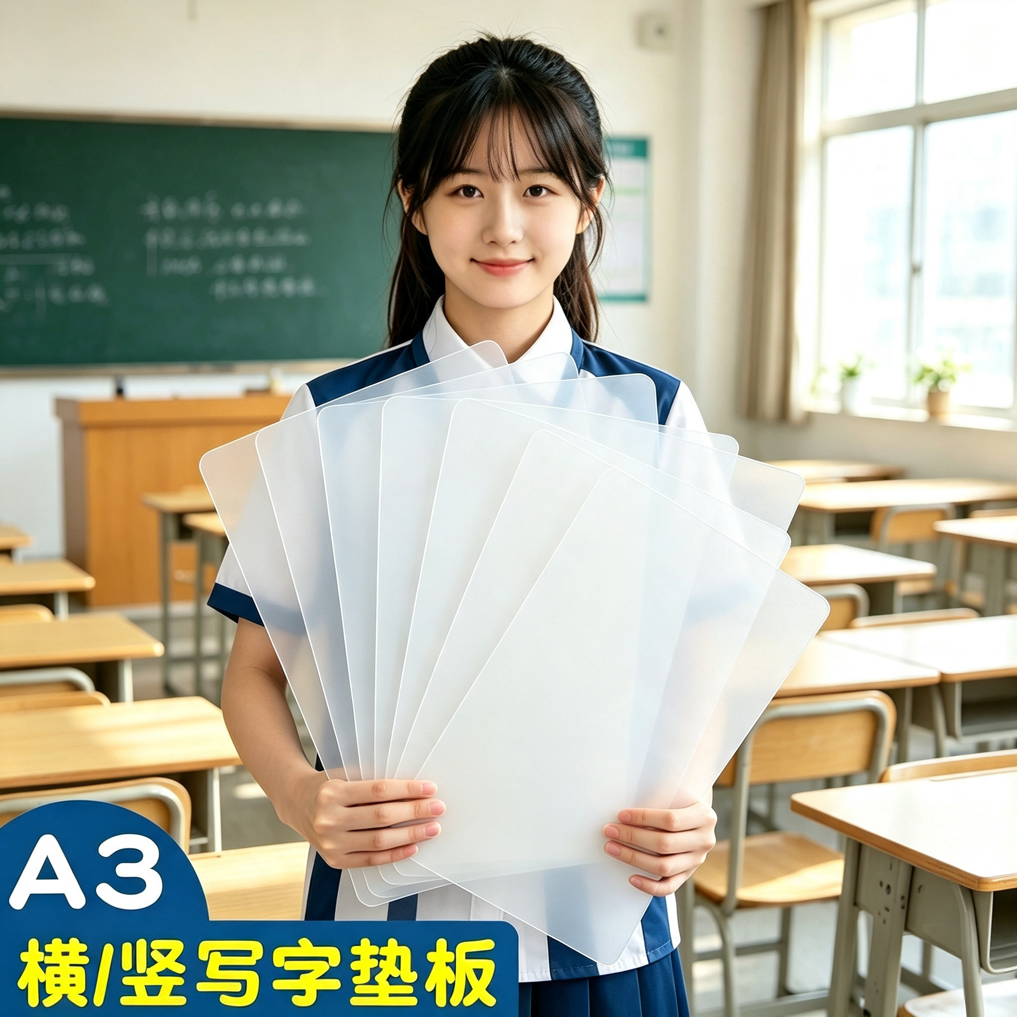 特大号A3垫板小学生8K硬塑料垫板图片