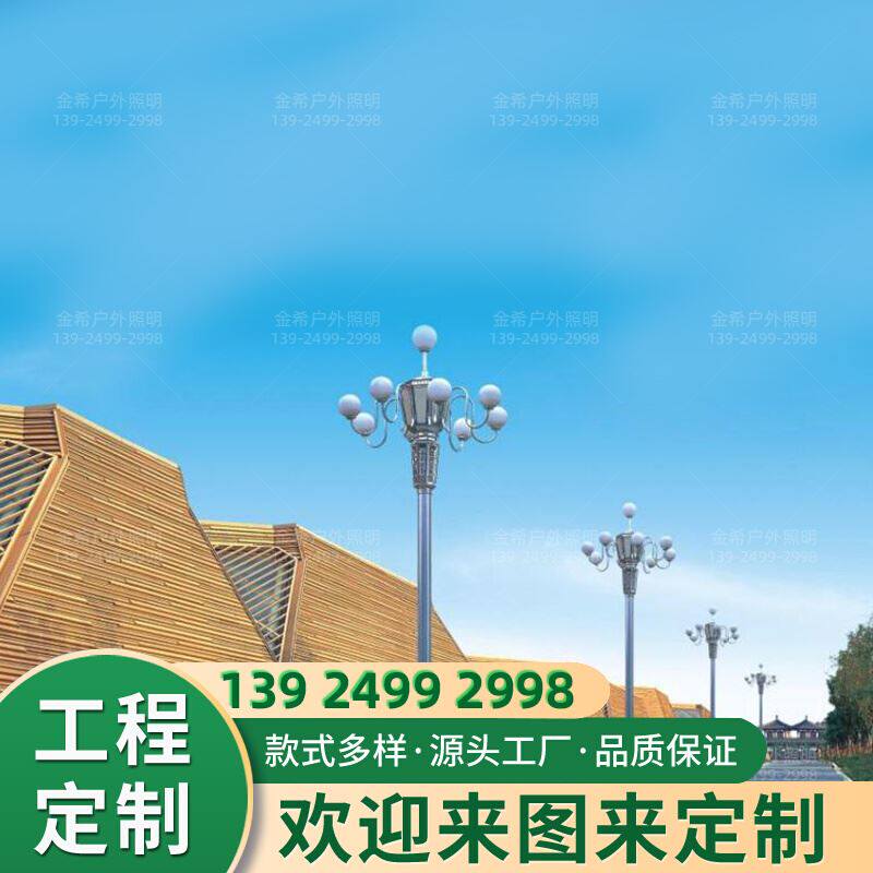 定制户外亮化大型路灯仿古园林新中式防水道路景观灯柱绿化庭院灯