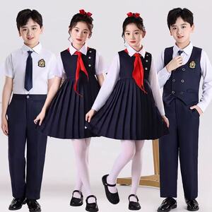 男女童学院风校服礼服