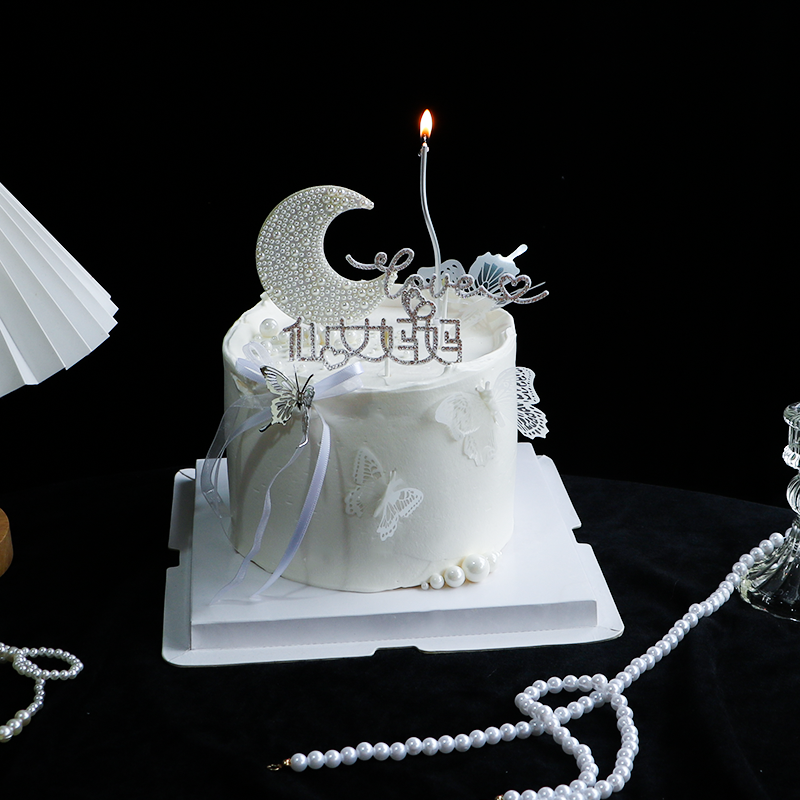 网红仙女妈妈生日蛋糕装饰母亲节