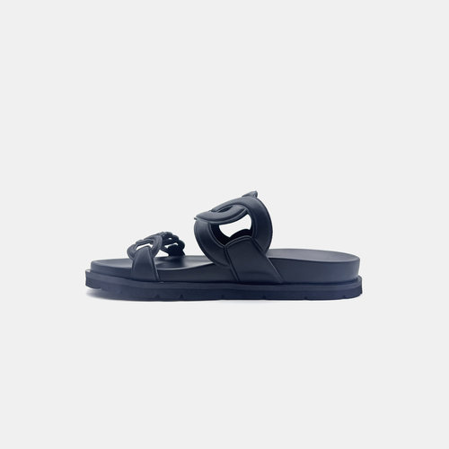 【B&老板潘潘】《爱羊又爱马》跟高3厘米 平底时尚休闲拖鞋 006