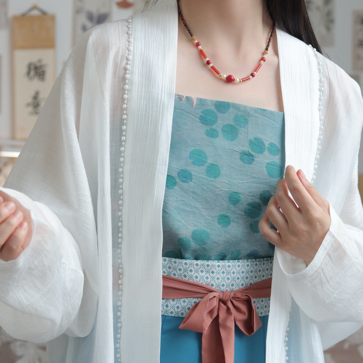 【可放胸垫吊带59.9两件】两三松新款可放胸垫的吊带汉服吊带宋抹,女装/女士精品,汉服上装,淘宝优惠券,粉丝福利购,淘宝优惠卷