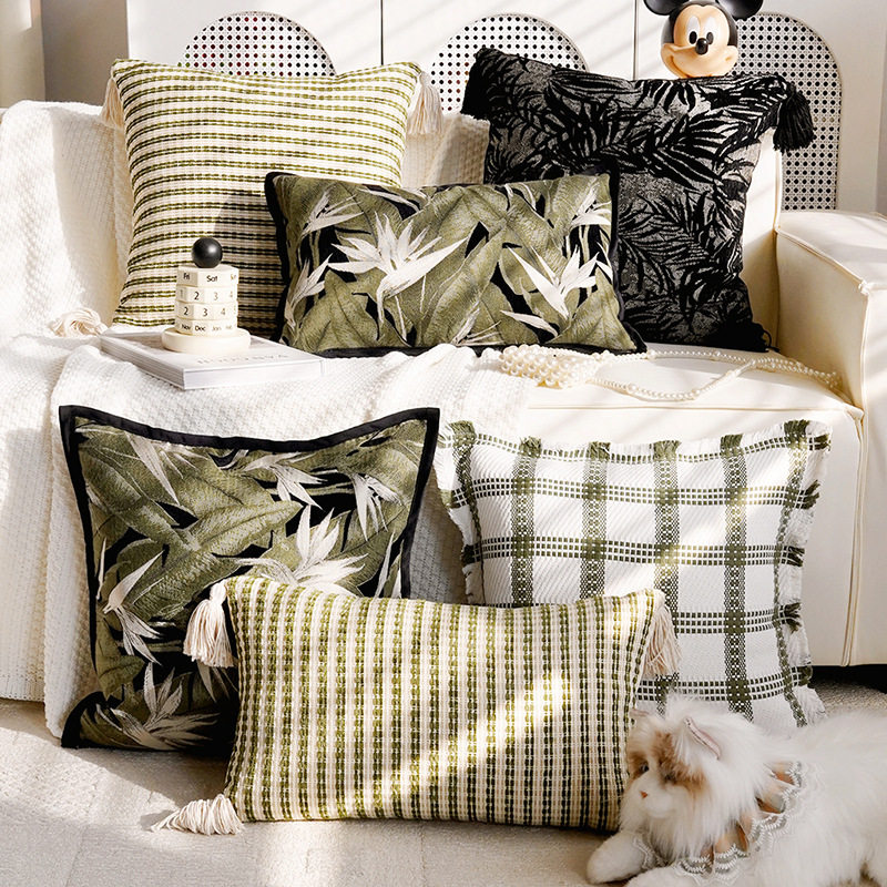 北欧简约沙发抱枕套法式床上飘窗靠枕现代高级感沙发抱枕枕套靠垫,居家布艺,抱枕被,淘宝优惠券,粉丝福利购,淘宝优惠卷