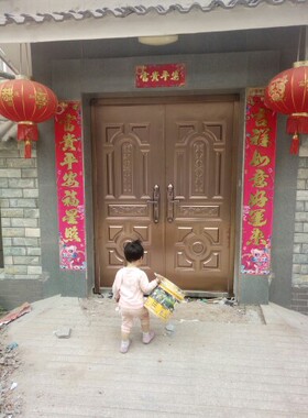 定做304不锈钢大门进户双开子母阳台玻璃防盗门别墅楼宇不锈钢门