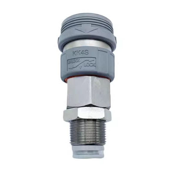 SMC自锁C式快速接头KK2S/3S/4S/6S-23E/04E/06E/08E/10E/12E/16E