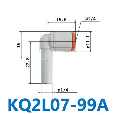 SMC插杆接头 KQ2L01/03/05/07/09/11/13-03/05/07/09/11/13/99A