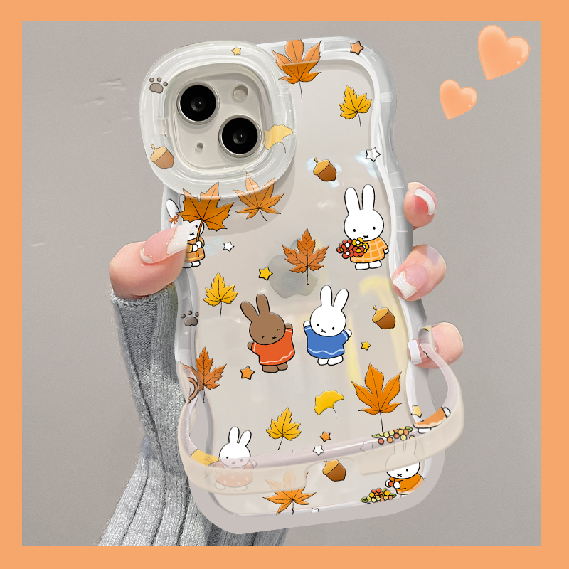 适用OPPO豹纹枫叶米菲双支架壳