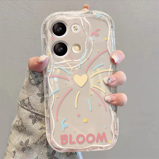 新女款 8pro 透明findx7 6满屏烟花r17 53软硅胶保护套 适用opporeno9手机壳reno12 15全包防摔a72 11奶油纹10