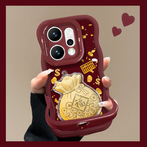 适用oppo福袋双支架手机壳