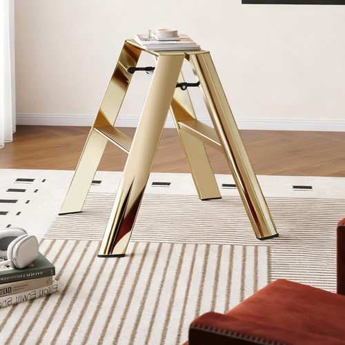 格美居家用梯子加厚铝合金折叠梯设计款礼盒送礼人字梯轻奢装饰梯