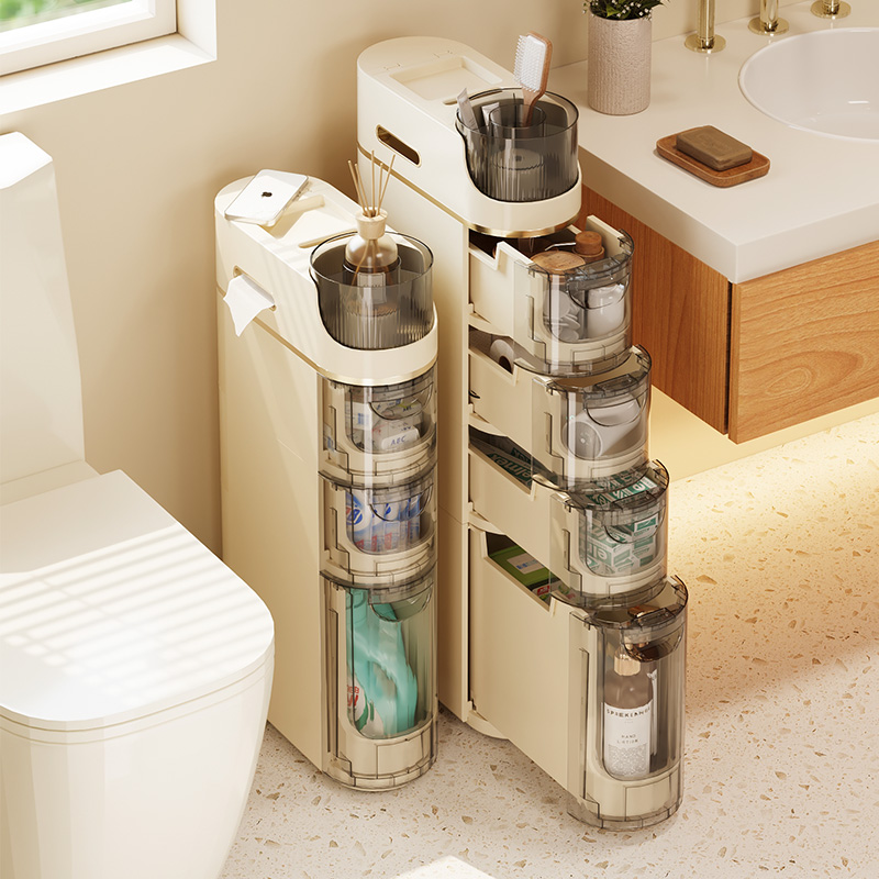 格美居免安装卫生间夹缝收纳柜