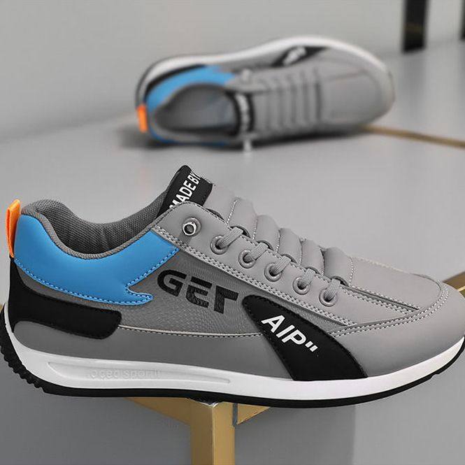 2024新款一脚瞪男鞋秋冬季运动板鞋跑步轻便男士休闲鞋厚底豆豆鞋,流行男鞋,时尚休闲鞋,淘宝优惠券,粉丝福利购,淘宝优惠卷