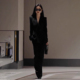 穿搭高级感黑色西装 套装 女阔腿裤 春秋季 职业通勤两件套2025年新款