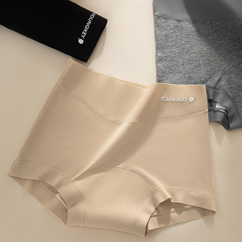 中腰桑蚕丝抑菌加长裆包臀内裤