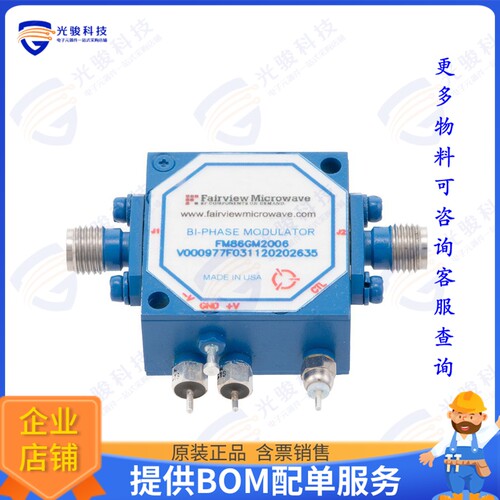 FM86GM2006 射频元件BIPHASE MODULATOR SMA 8GHZ-18GHZ