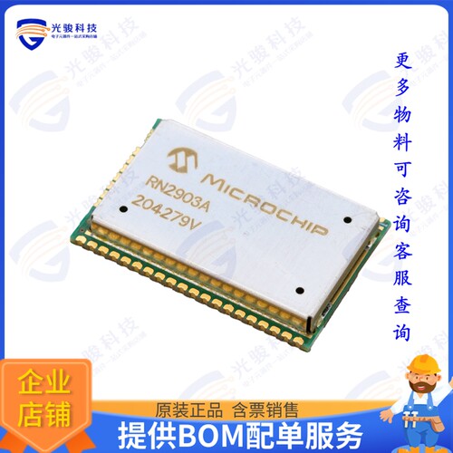 RN2903A-I/RM105 射频元件RF TXRX MOD ISM小于1GHZ CAST SMD