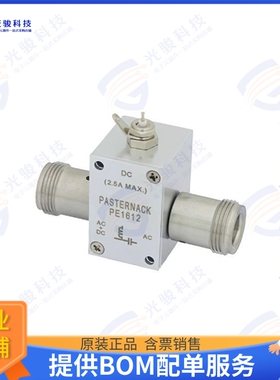 PE1612 射频元件10 MHz to 6 GHz N Bias Tee Rated