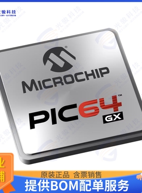 PIC64GX1000-C/FCS集成电路64-BIT MPU, RISC-V QUAD-CORE, 4X