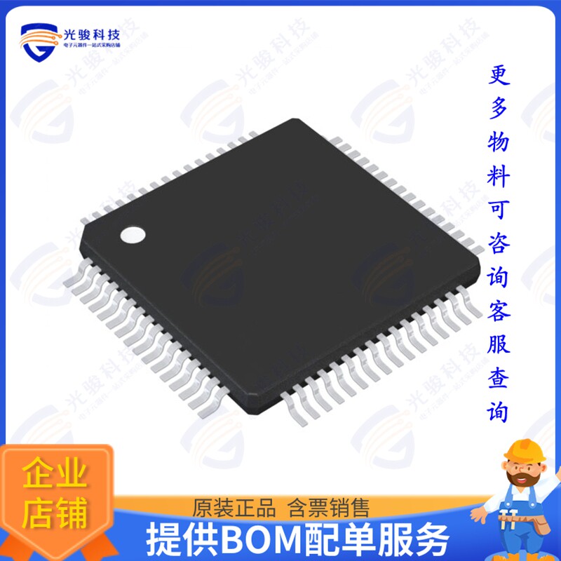 MSP430F168IPM集成电路IC MCU 16BIT 48KB FLASH 64LQFP - 实物图