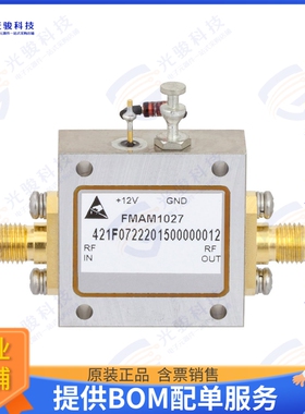 FMAM1027 射频元件LOWNOISEAMP 8000MHZ-12GHZ SMA