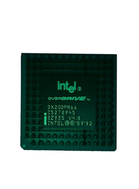 BOXDX2ODPR66微处理器CPU 486DX266 OVERDRIVE 168PGA