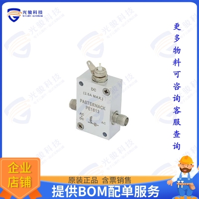 PE1613 射频元件10 MHz to 4 GHz SMA Bias Tee Rat